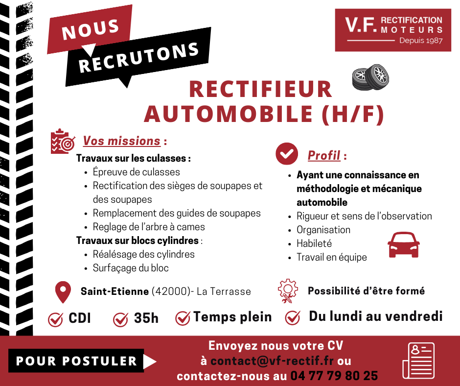 Recherche rectifieur automobile